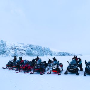 Snowmobile photo tour