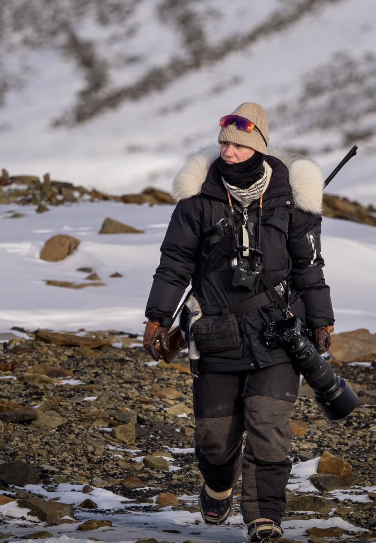 Our guide Pernille